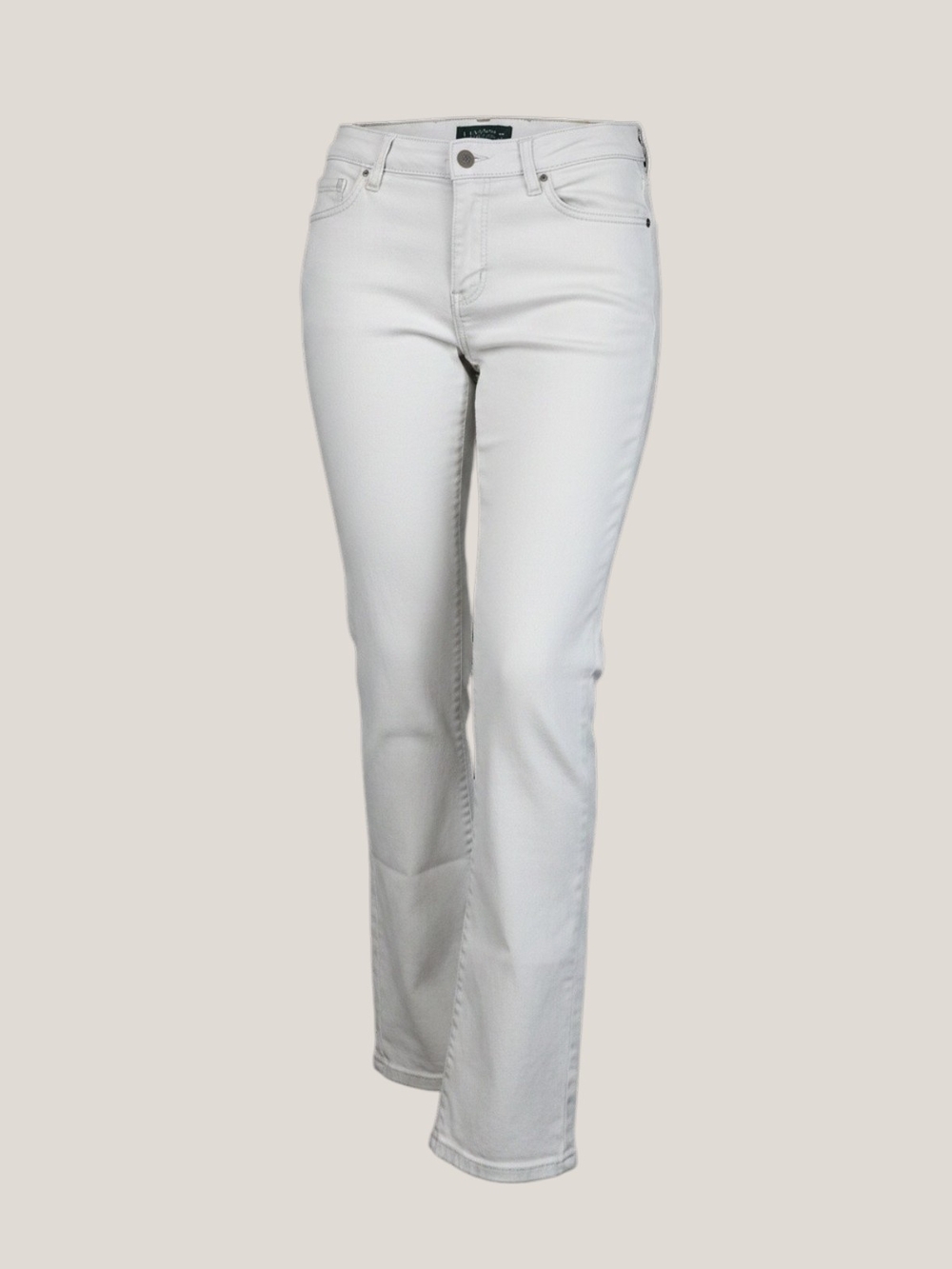 Lauren Ralph Lauren Off White Heritage Straight Jeans